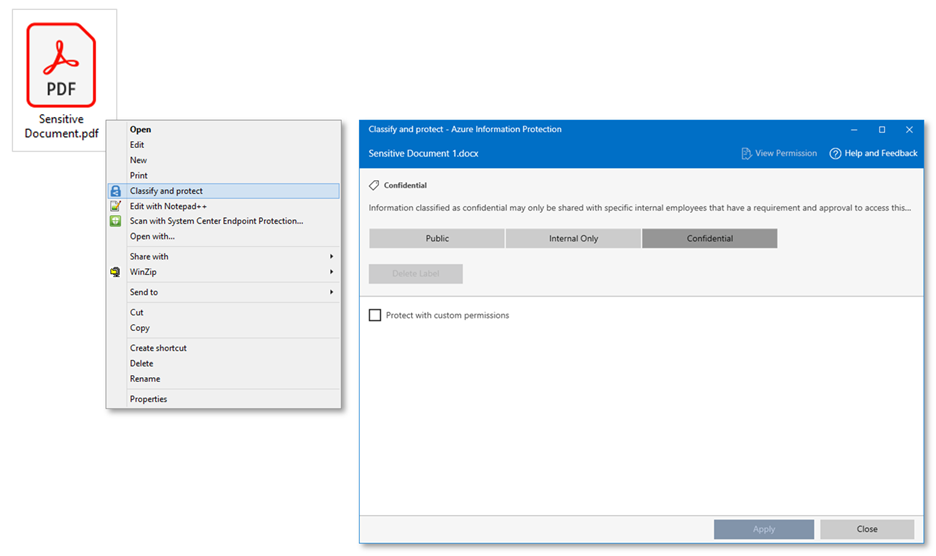 Microsoft Information Protection on the Windows Desktop